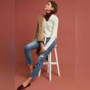 Anthropologie • Moth Freeport‎ Ribbed Sweater • Small